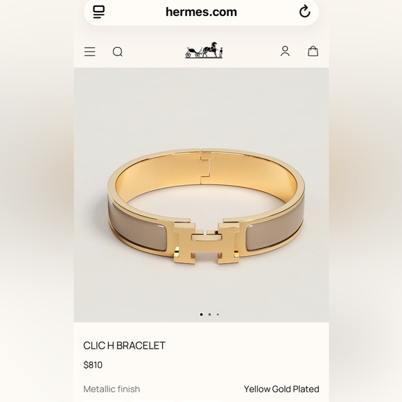 Hermes Jewelry - Hermes CLIC H Bracelet